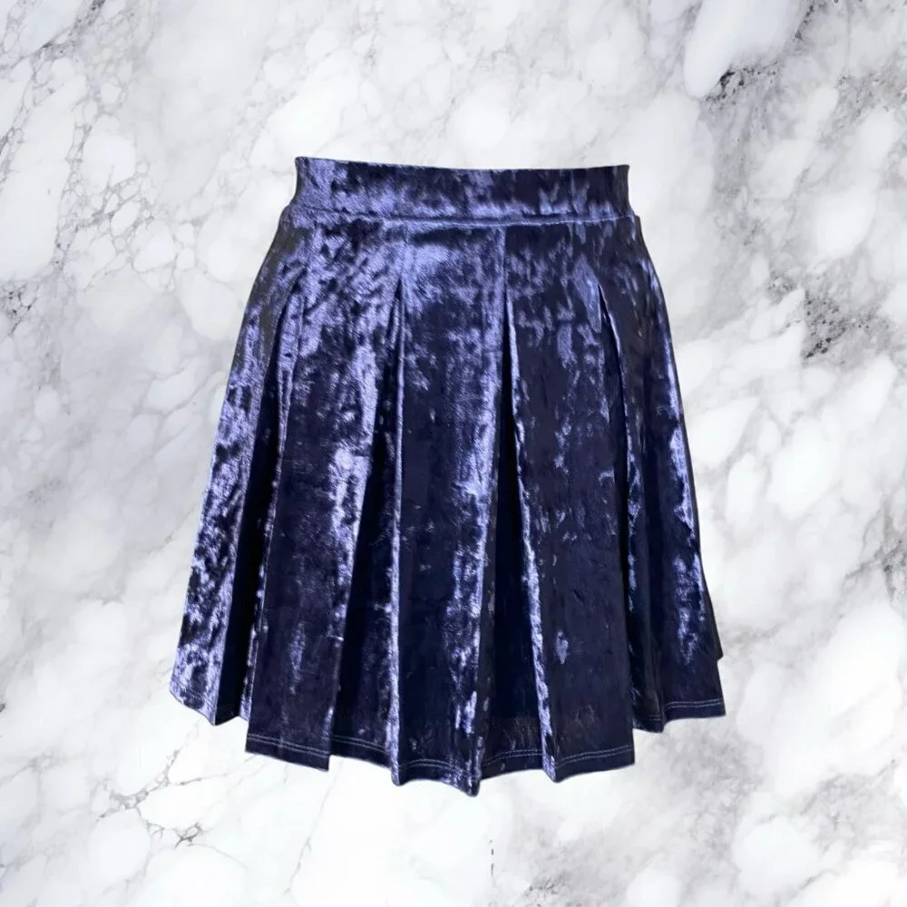 Lovers and Friends Emmry Mini Skirt - Steel Blue
